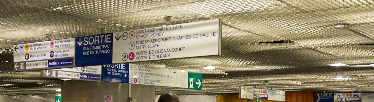 paris metro sign. Signs within Paris Metro