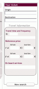 Ticket Prices, Journey Information