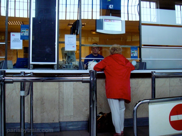 Ticket Window at Gare de Lyon