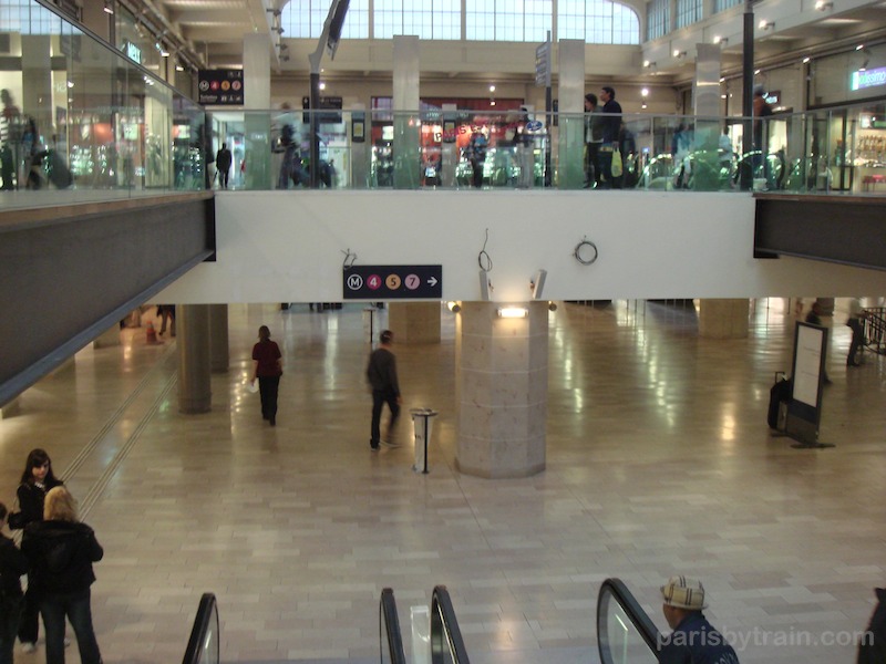 Hall Central and Metro Level - Gare de l\'Est
