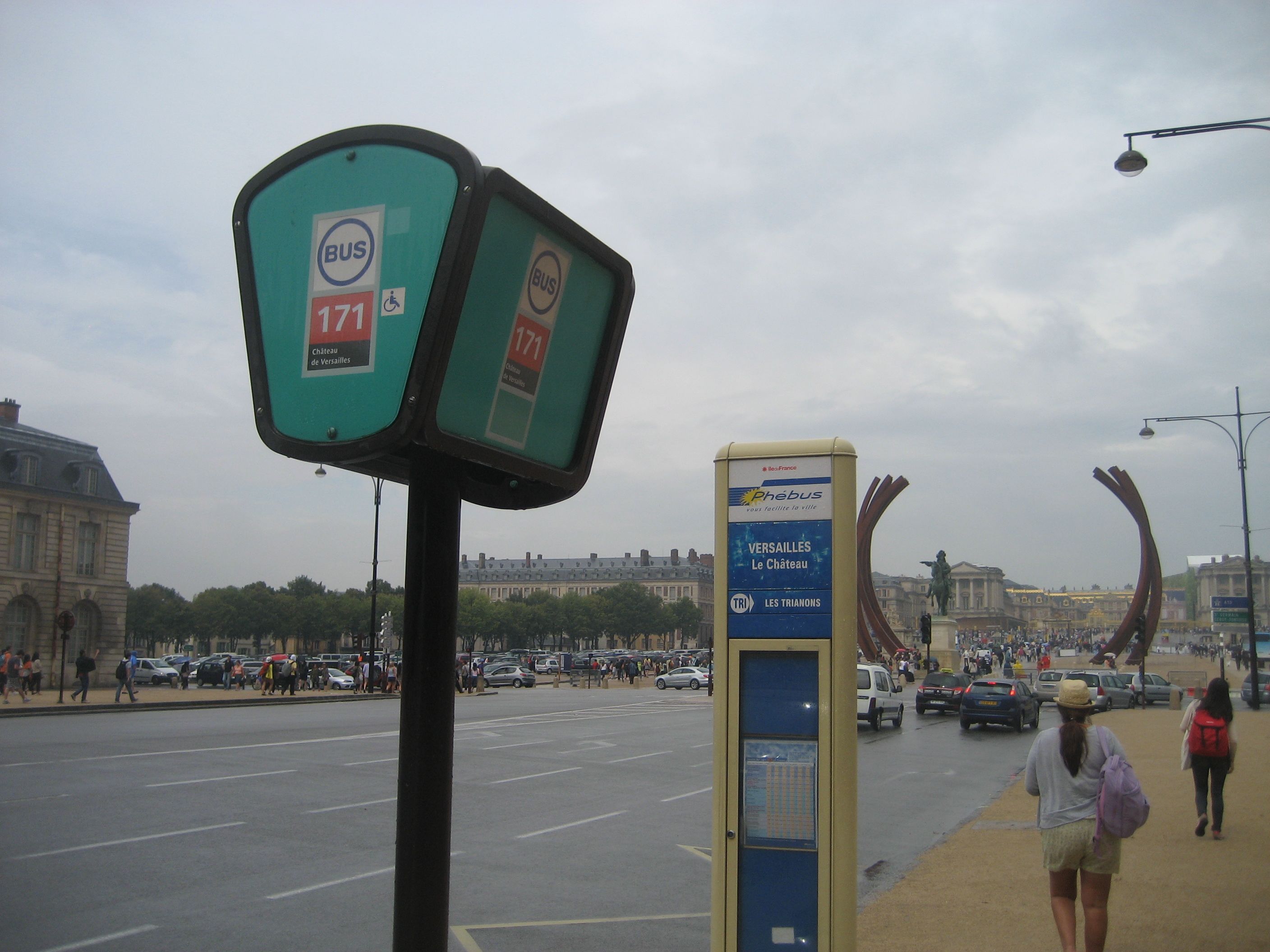 Outside the Palace