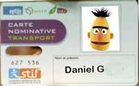 Navigo Name Photo card