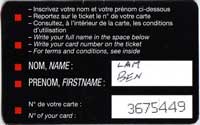 Paris Visite card