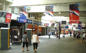 Gare Montparnasse Metro Bus signs exit