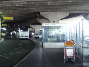 Roissybus Paris CDG Bus Stop
