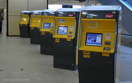 SNCF TGV Train Ticket Machines