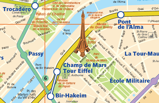 Closest Metro Stations To The Eiffel Tower Paris By Train