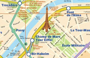 tour eiffel metro stop