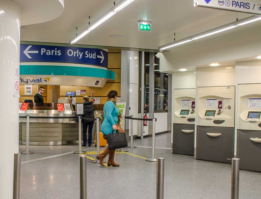Orly Airport Orlyval Ticket Office