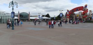 Euro Disney and Marne La Vallee-Chessy TGV Station