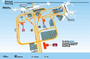 Orly Airport Map