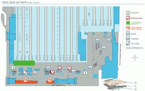 Gare du Nord Map