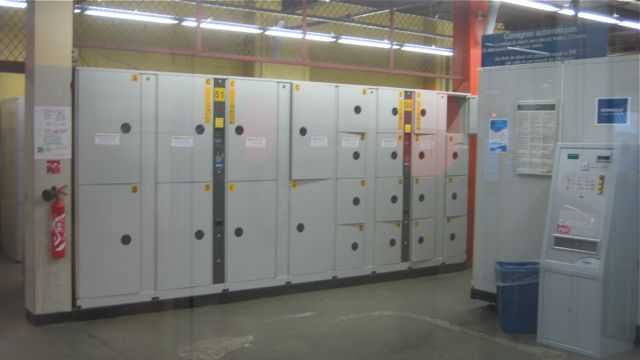 Luggage Storage Units in Gare d'Austerlitz