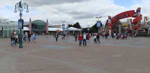 Euro Disney and Marne La Vallee-Chessy TGV Station