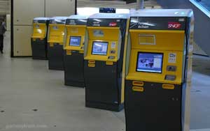 SNCF TGV Train Ticket Machines