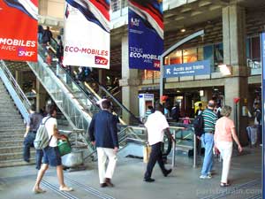 Gare Montparnasse escalators