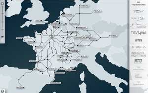 TGV map Europe