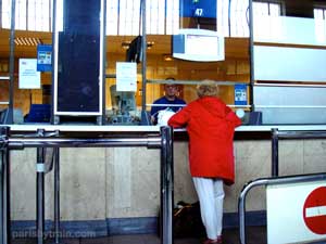 Gare de Lyon Train Station Ticket Window Detail