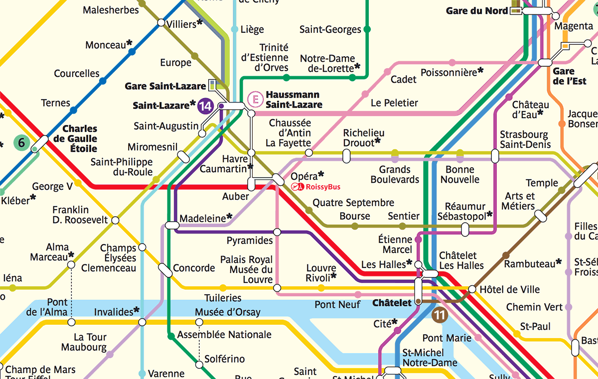 Paris Metro Maps Paris By Train