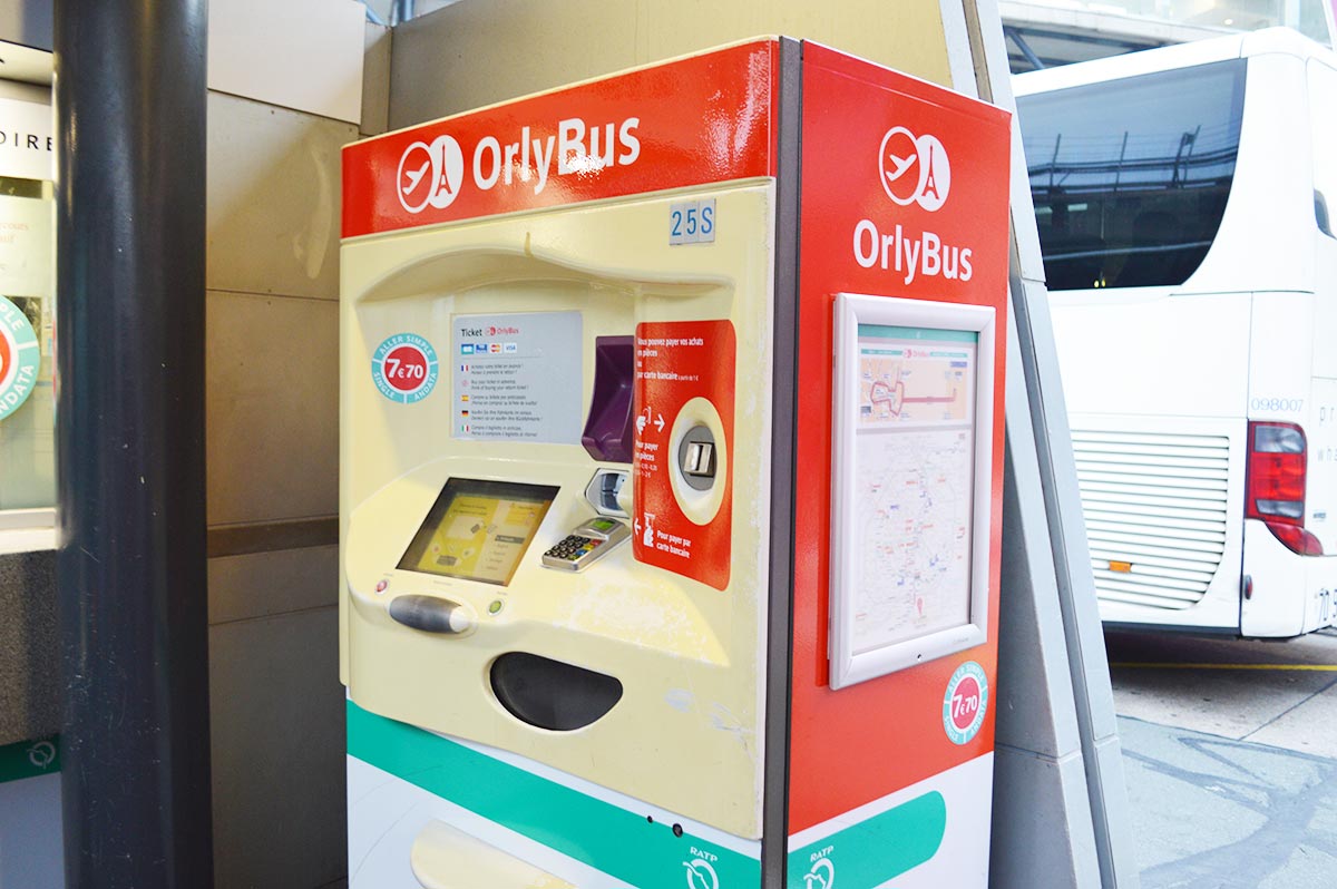 Orlybus Ticket Vending Machine