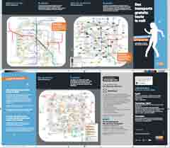 Paris Metro RER Bus New Year's Eve maps & info