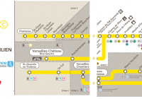 Paris Versailles train line map