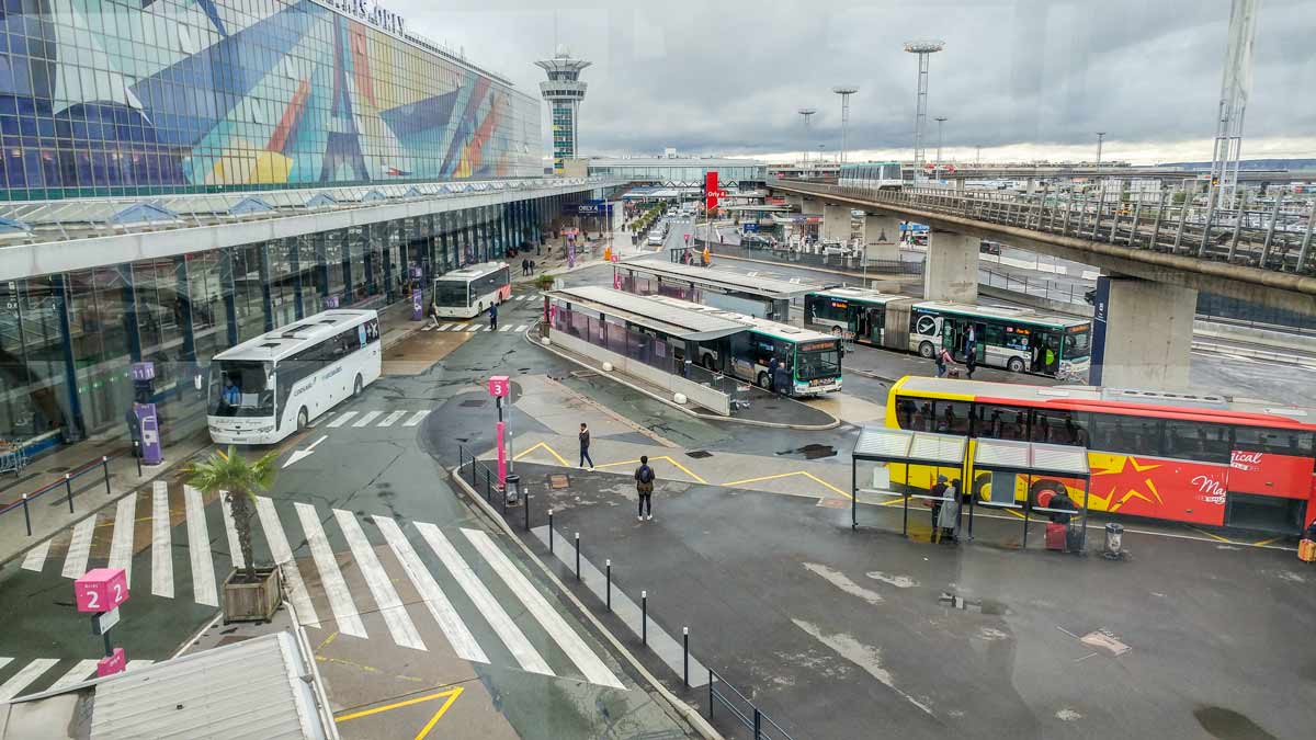 Orly Airport Terminal 4 Bus Station Orlybus Disney Shuttle