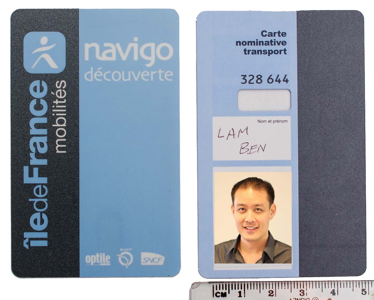 Navigo Decouverte card 2019