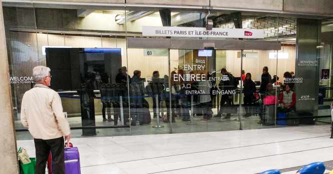 CDG Terminal 2 Train Station Ticket Office