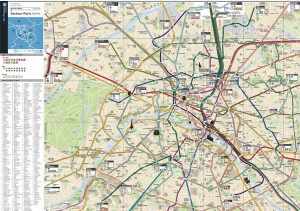 Paris Metro Streets map thumbnail