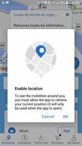 Android app location sharing